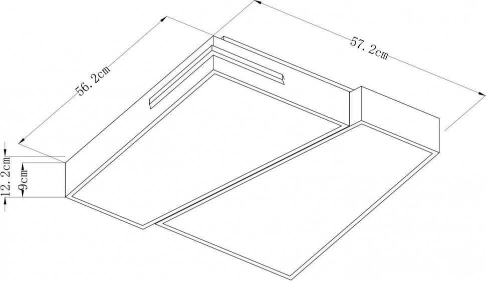 Потолочный светодиодный светильник Arte Lamp Multi-Piazza A8091PL-1BK