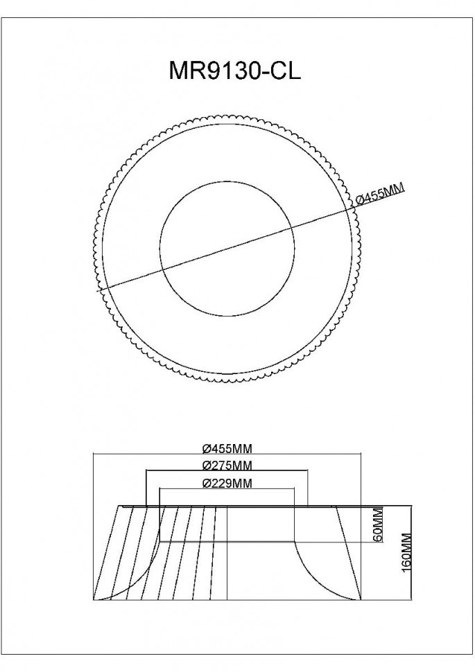 Потолочный светильник Myfar Tethys MR9130-CL