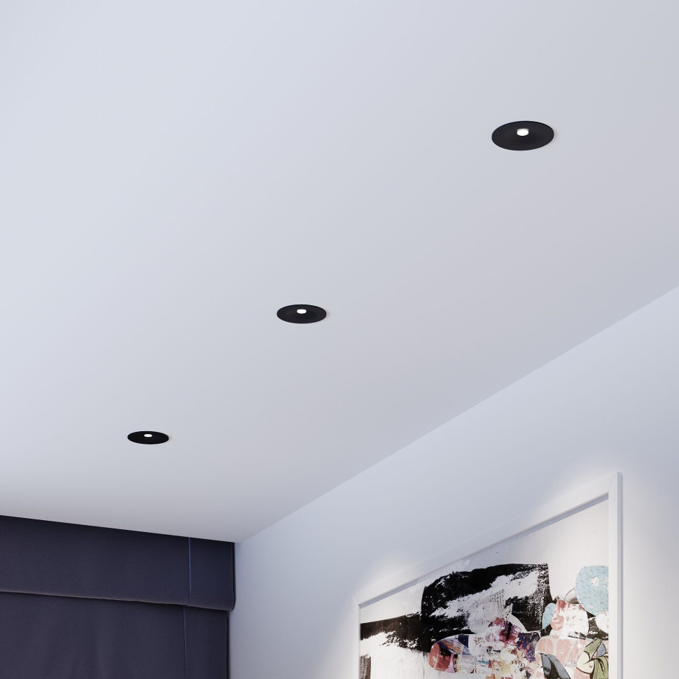 Светильник встраиваемый светодиодный Binnie 12W 3000K белый 15275/LED