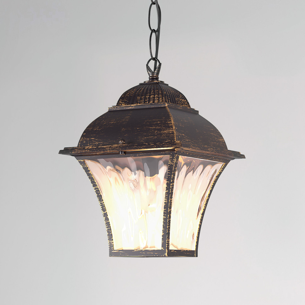 Уличный подвесной светильник Apus H шоколад IP33 GL 1009H