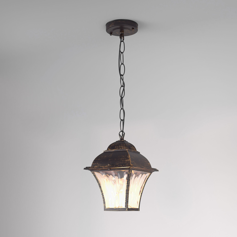 Уличный подвесной светильник Apus H шоколад IP33 GL 1009H