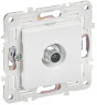 IEK SKANDY Розетка TV проходная SK-A17W арктический белый , SK-A10-P-K01