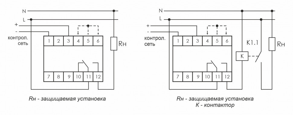 Реле напряжения (Однофазный-DC / Ампер-16 / Контакт-1NO/NC) CP-720-2