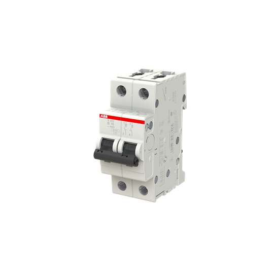 Автоматический выключатель ABB S202-B16 2P 16А 6kA (2CDS252001R0165)