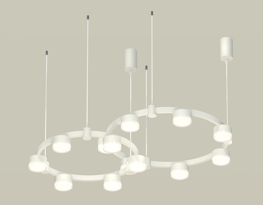 Комплект подвесного светильника Ambrella Light Techno Ring XR92081006 (A9208x2, C9236, C9231, N8399)