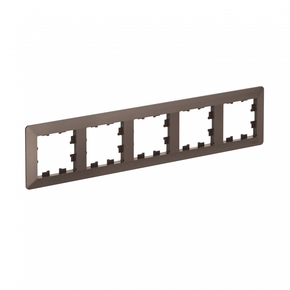 Рамка Systeme Electric AtlasDesign Air 5-ая, цвет мокко, ATN220605