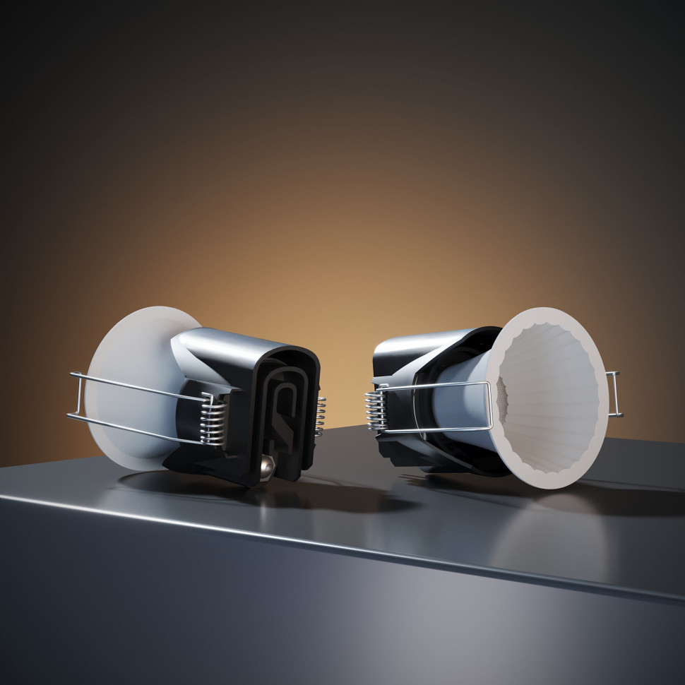 Светильник встраиваемый светодиодный Arco 12W 3000K белый IP44 15274/LED