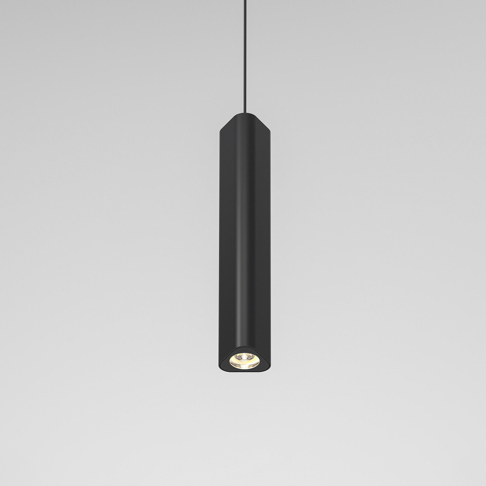 Светильник подвесной светодиодный Trio 12W 4000K  черный 50310 LED