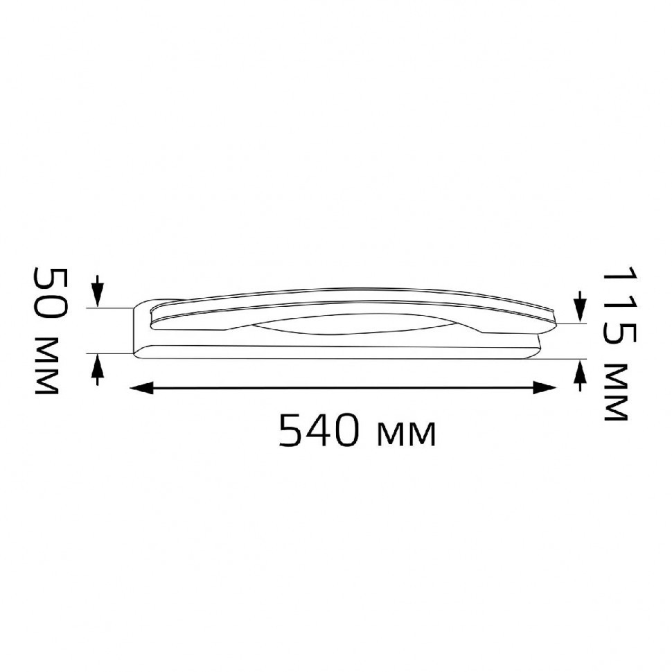 Настенный светильник Gauss Lidia BR052