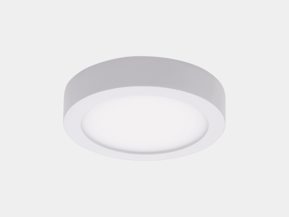  DesignLed Светильник светодиодный потолочный накладной ультратонкий, серия KH, Белый, 9Вт, IP20, Теплый белый (2700-3000К), KH-R120-9-WW