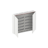 Шкаф навесной 240М CA45VZRU IP44 800x1050x160 и винтовыми клеммами N/PE 2CPX052195R9999