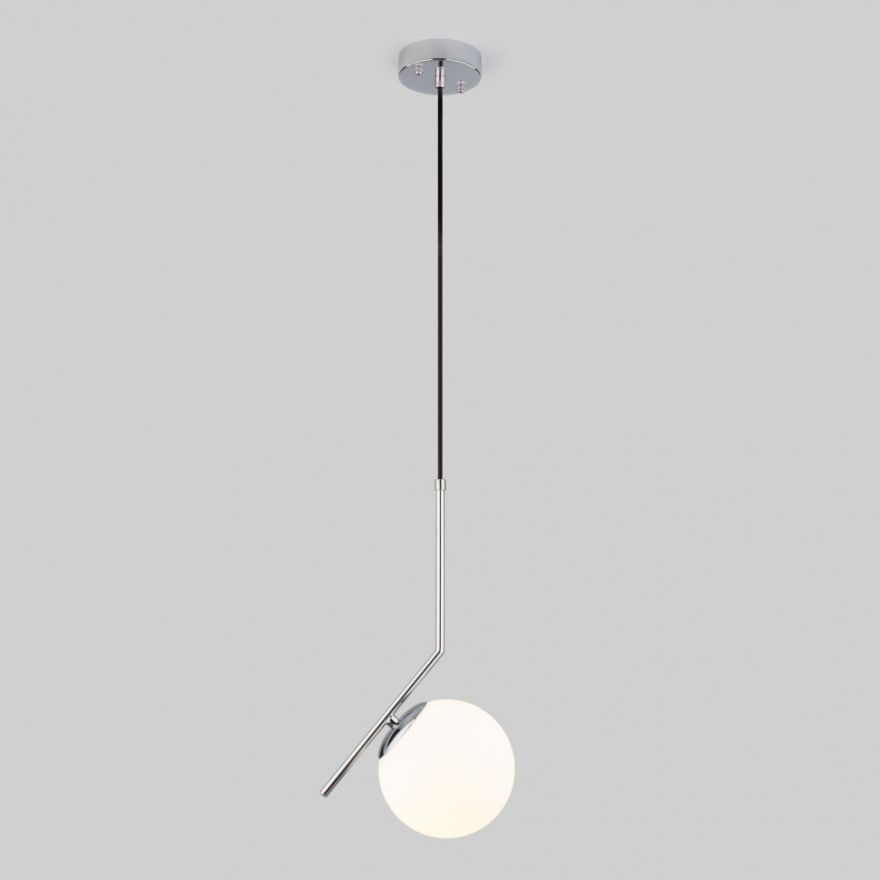 Подвесной светильник с шарообразным плафоном 50152/1 хром