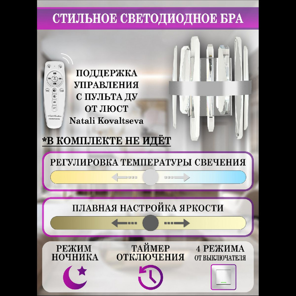 Настенный светильник Natali Kovaltseva Bernardi LED LAMPS 81117/1W