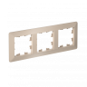 Рамка Systeme Electric  AtlasDesign Air 3-ая, цвет песочный, ATN221203