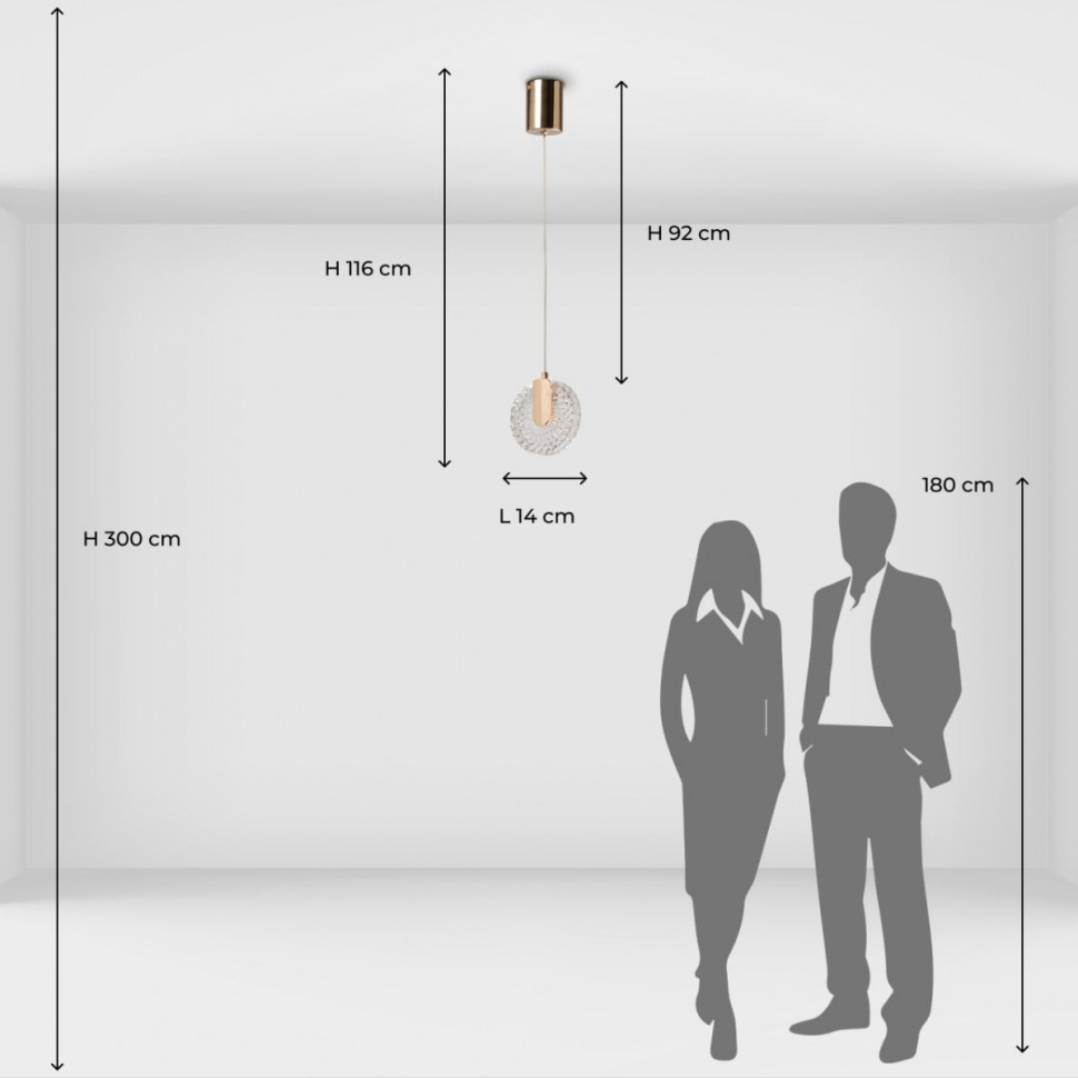 Подвесной светильник De Markt City Конти 488012301