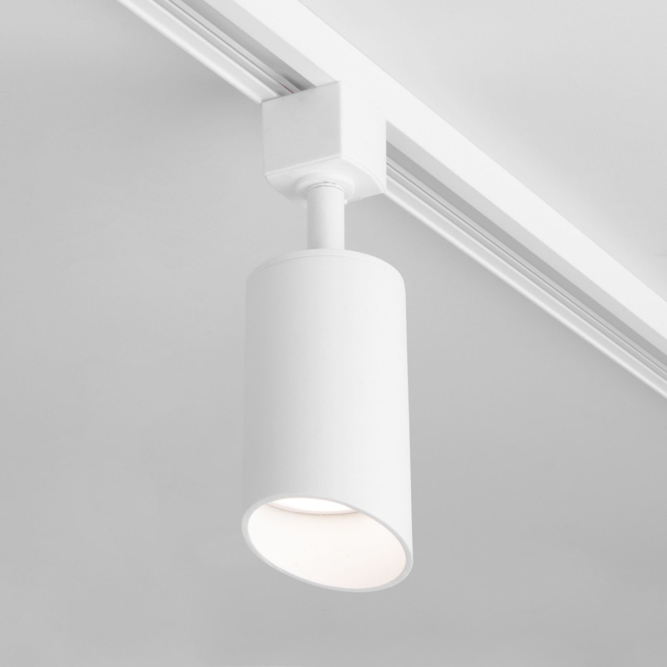 Трековый светильник для однофазного шинопровода Splay GU10 Белый MRL 1006