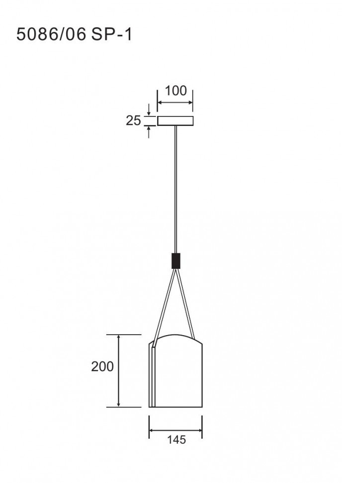 Подвесной светильник Divinare Miracolo 5086/06 SP-1