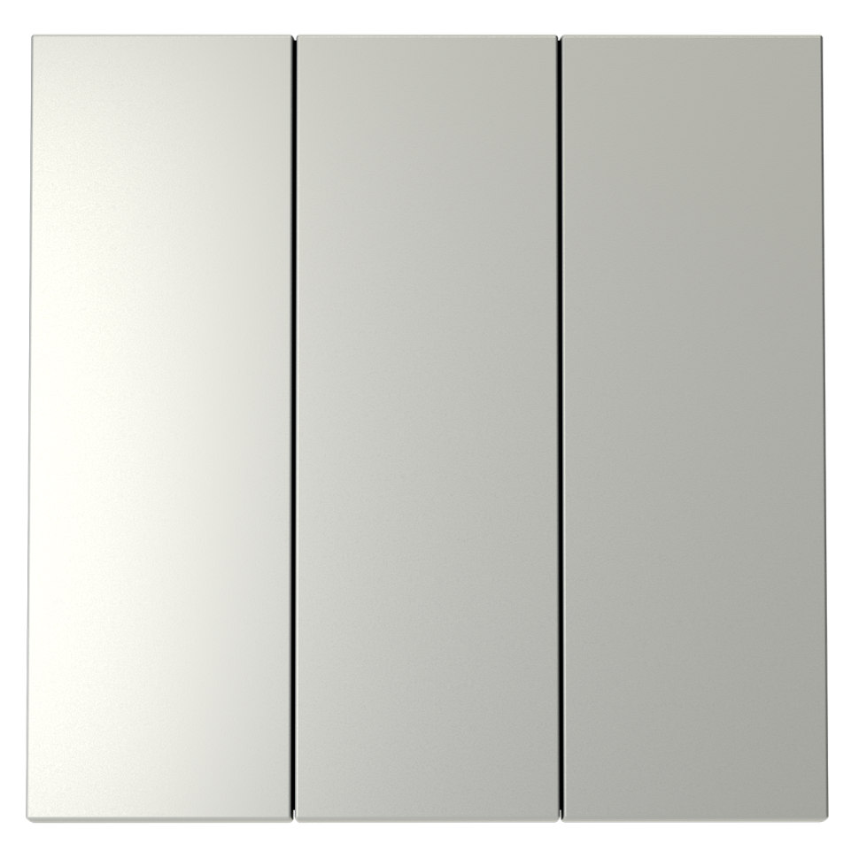 Клавиши для выключателя/переключателя трехклавишного, S70 (сталь)