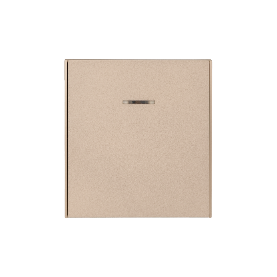 KRANZ Выключатель STRONG 1 кл с подсветкой 10А с/у шелк KR-78-0713-8