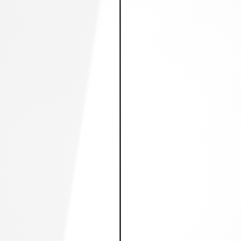 Проходной переключатель встраиваемый VOLTUM S70 двухклавишный 10А, (белый глянцевый)