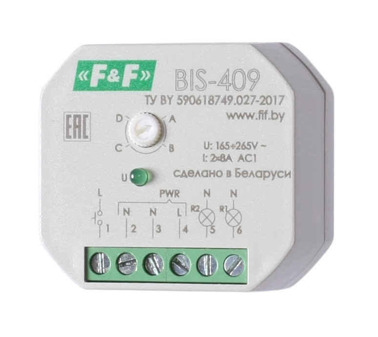 Реле импульсный (бистабильный) BIS-409 EA01.005.009 F&F