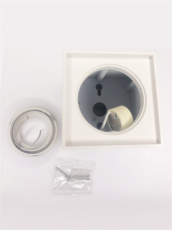 Накладной светильник Elvan NLS-507SQ/1-GU10-Wh