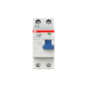 Устройство защитного отключения (УЗО) ABB F202 A-40/0.3 Тип-A  2P 40A 300мА 2CSF202101R3400