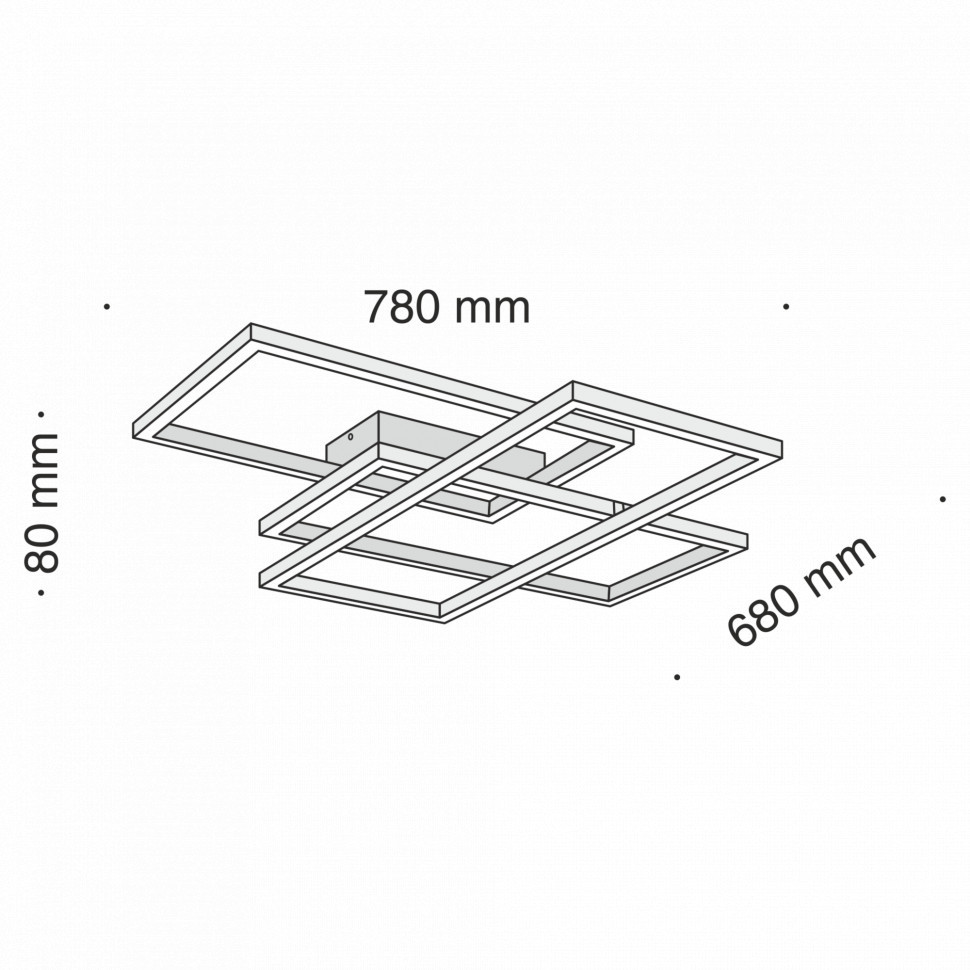 Потолочный светильник Maytoni MOD015CL-L80B