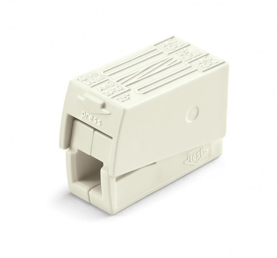Клеммник 2+1х 0,5 - 2,5 мм2 24A Cu/Al с пастой "Alu-Plus" WAGO 224-112