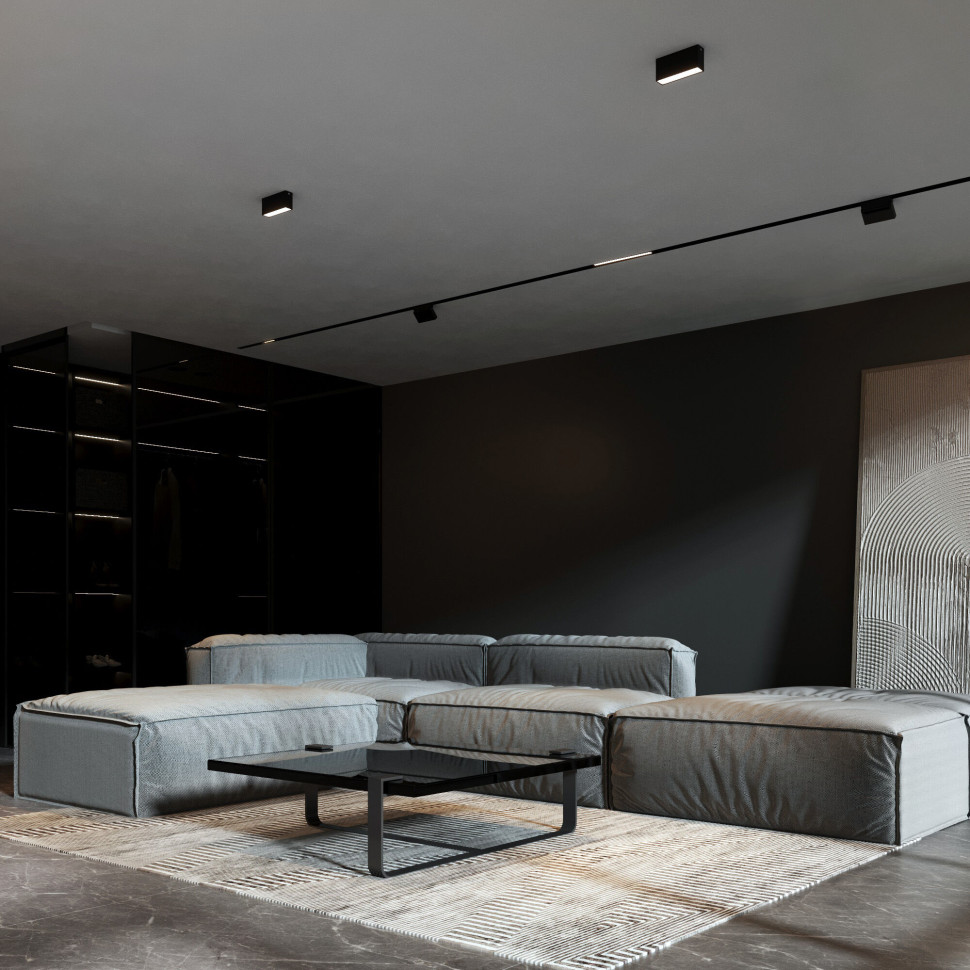 Светильник потолочный светодиодный 10W 4000K белый Block 25109/LED