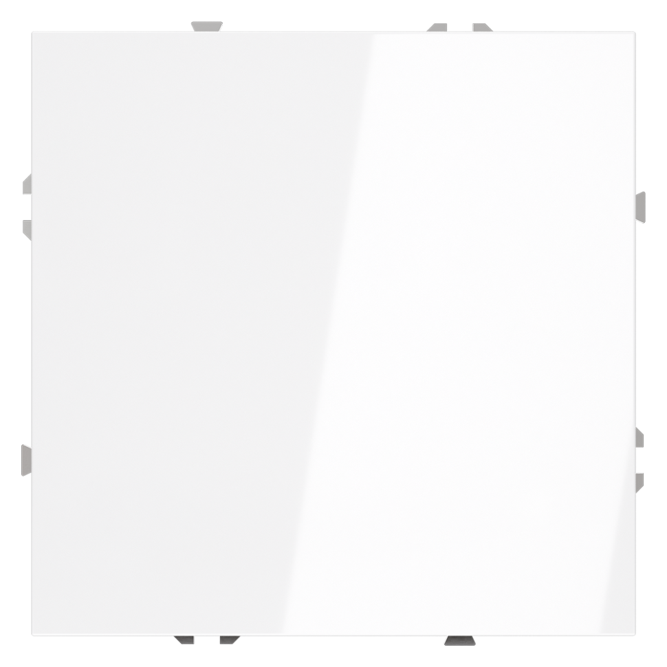 Заглушка VOLTUM S70 с суппортом, (белый глянцевый)