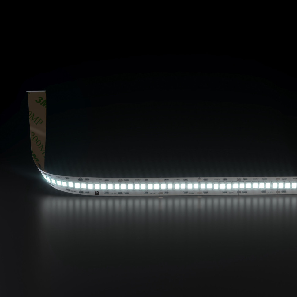 Светодиодная лента 24 В 24 Вт/м 240 Led/м 2835 IP20, дневной белый 4200K, 5 м Лента светодиодная 24V 24W 240Led 2835 IP20 дневной белый, 5м