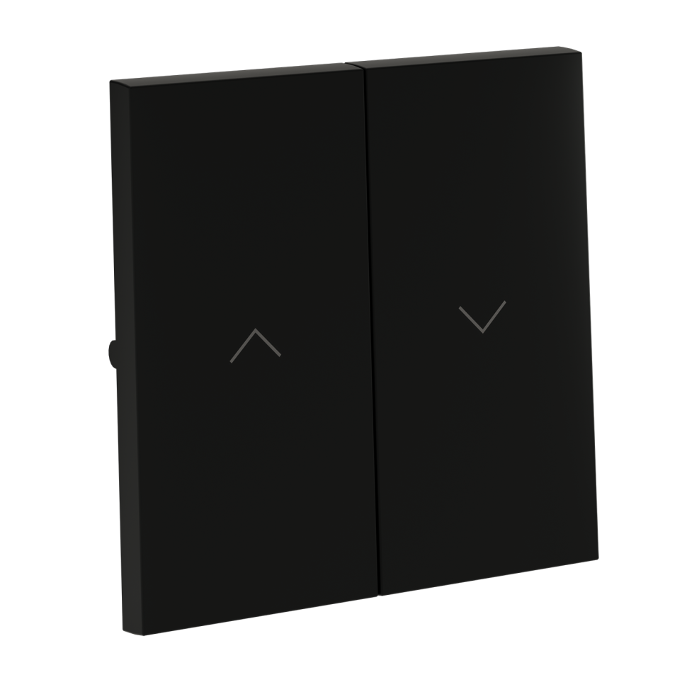 Клавиши для выключателя жалюзи, S70 (черный матовый)