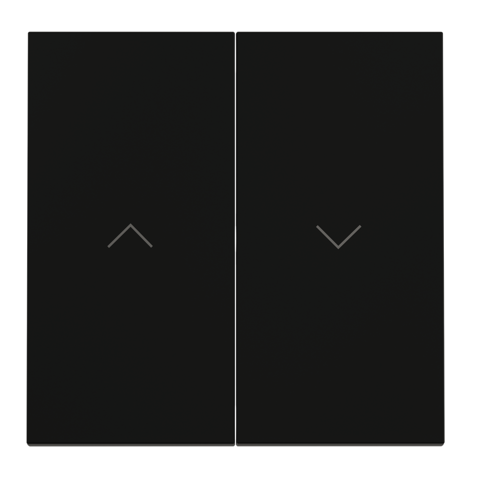 Клавиши для выключателя жалюзи, S70 (черный матовый)