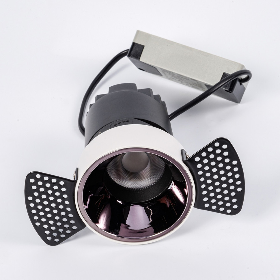 Встраиваемый светильник Fiberli 302T75 (круглая рамка) 12130201