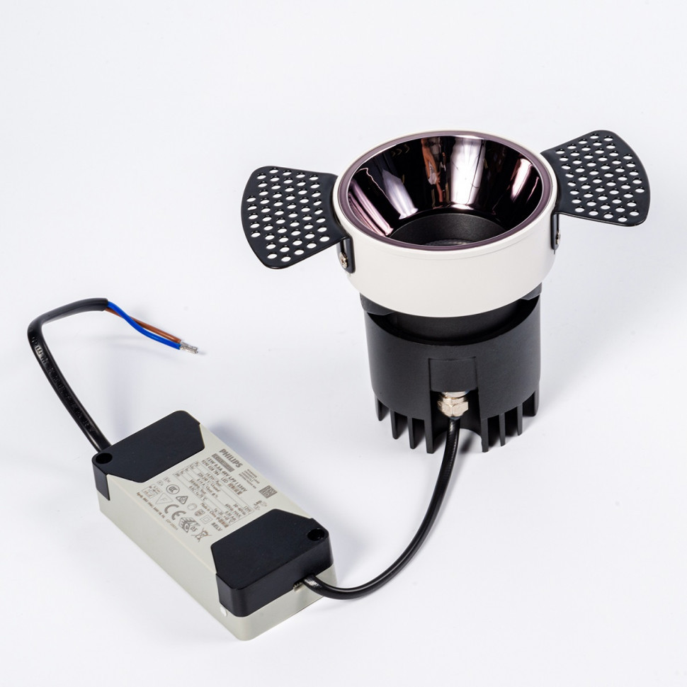 Встраиваемый светильник Fiberli 302T75 (круглая рамка) 12130201