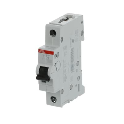 Автоматический выключатель ABB S201-D6 1P 6kA 6А 2CDS251001R0061