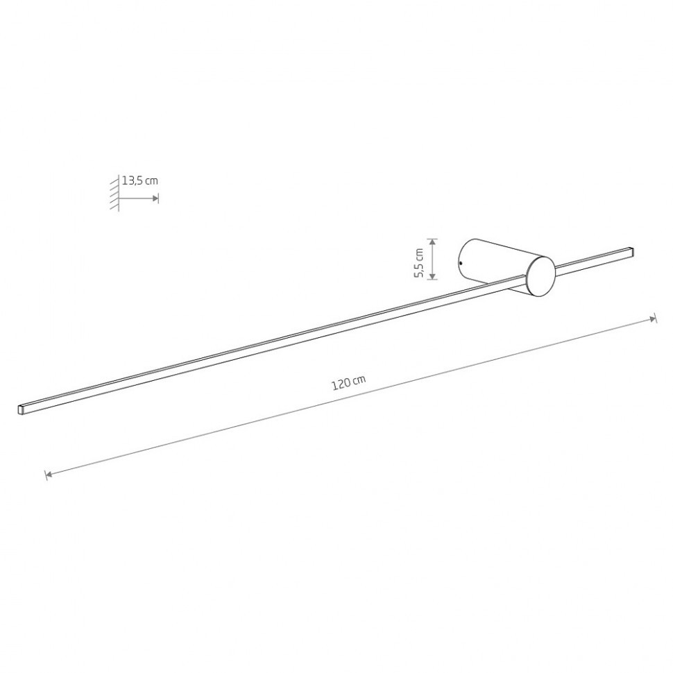 Настенный светильник Nowodvorski Saber Led Silk Olive L White 11590