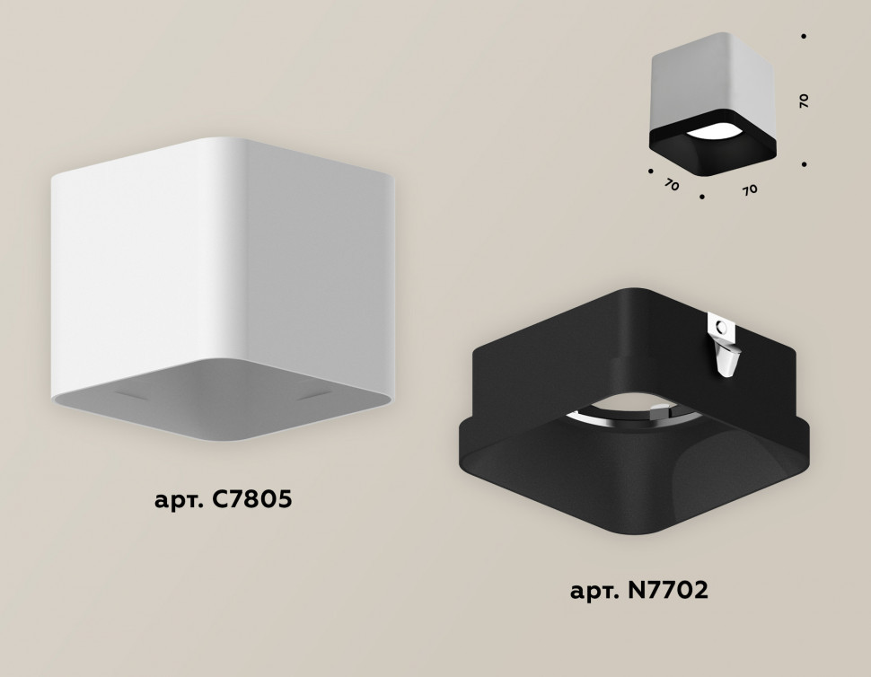 Накладной светильник Ambrella Light Techno XS7805002