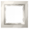 Рамка стеклянная VOLTUM S70 на 1 пост, (кашемир, стекло) VLS110103