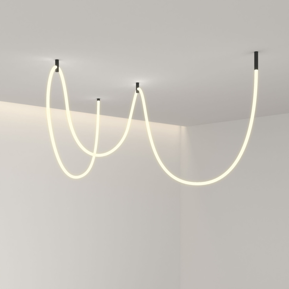 Гибкий неон 336 Led 12 Вт IP20 4200K Full light круглый дневной белый, 3 м 24V 12W 336Led 2835 IP20