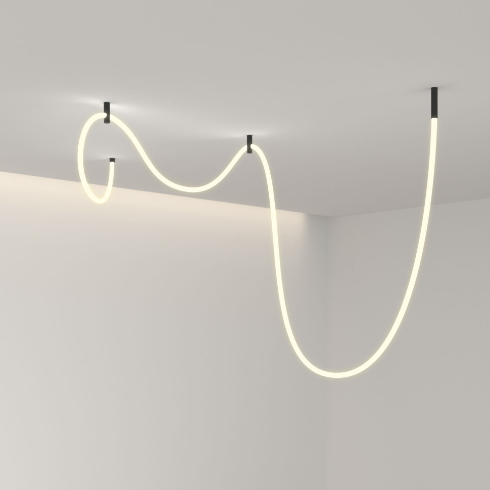 Гибкий неон 336 Led 12 Вт IP20 4200K Full light круглый дневной белый, 3 м 24V 12W 336Led 2835 IP20