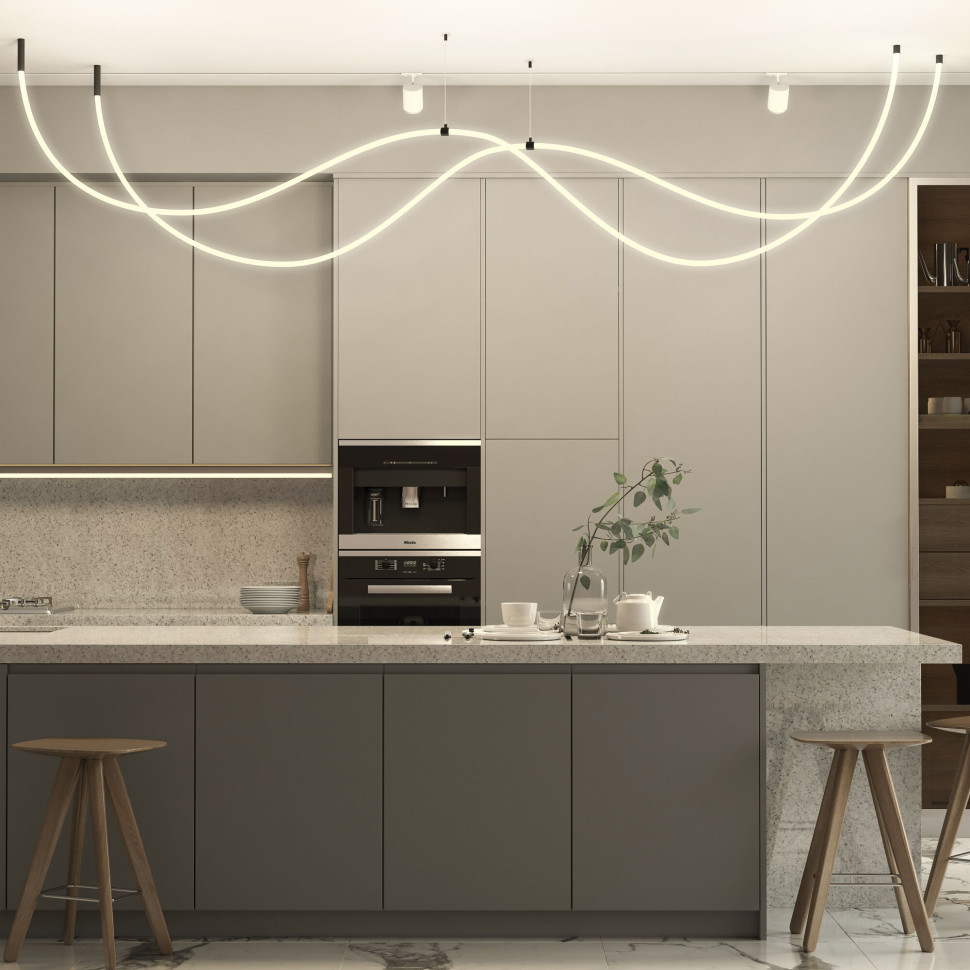 Гибкий неон 336 Led 12 Вт IP20 4200K Full light круглый дневной белый, 3 м 24V 12W 336Led 2835 IP20