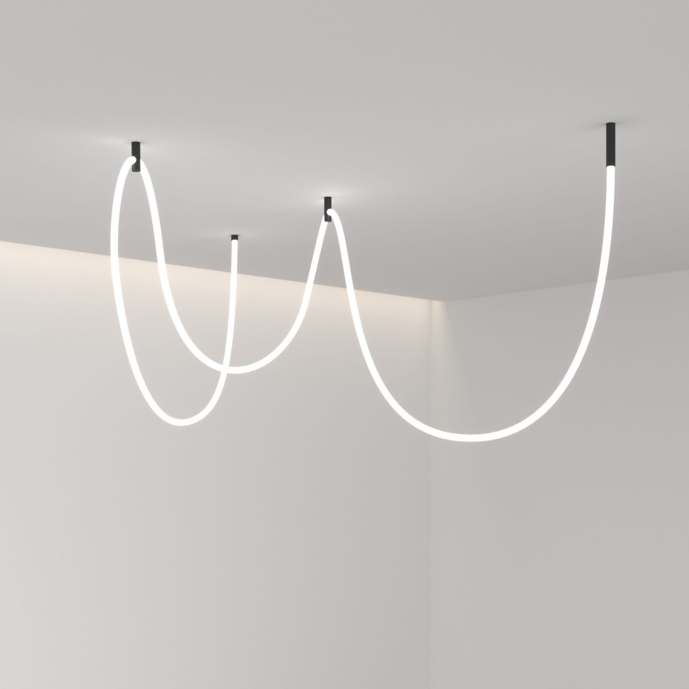 Гибкий неон 336 Led 12 Вт IP20 4200K Full light круглый дневной белый, 3 м 24V 12W 336Led 2835 IP20