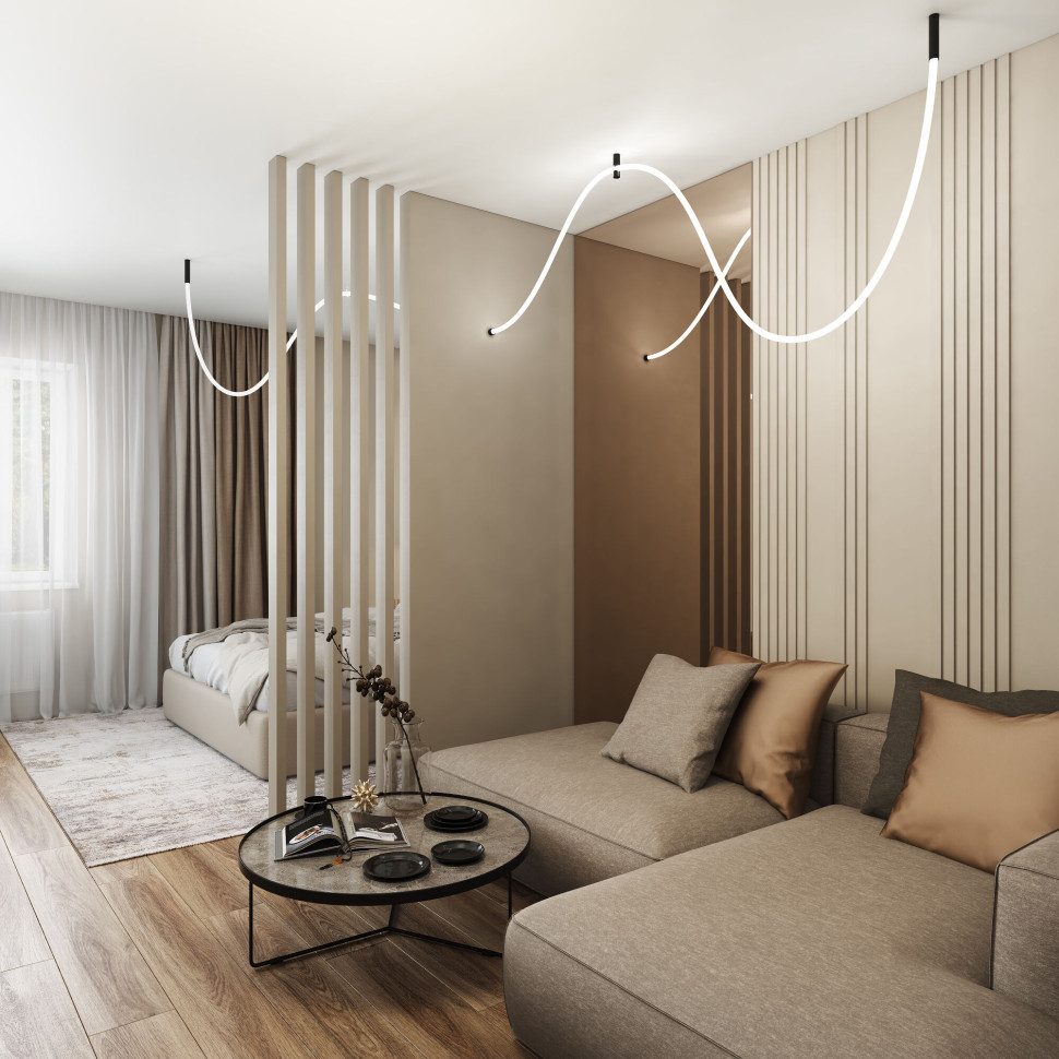 Гибкий неон 336 Led 12 Вт IP20 4200K Full light круглый дневной белый, 3 м 24V 12W 336Led 2835 IP20