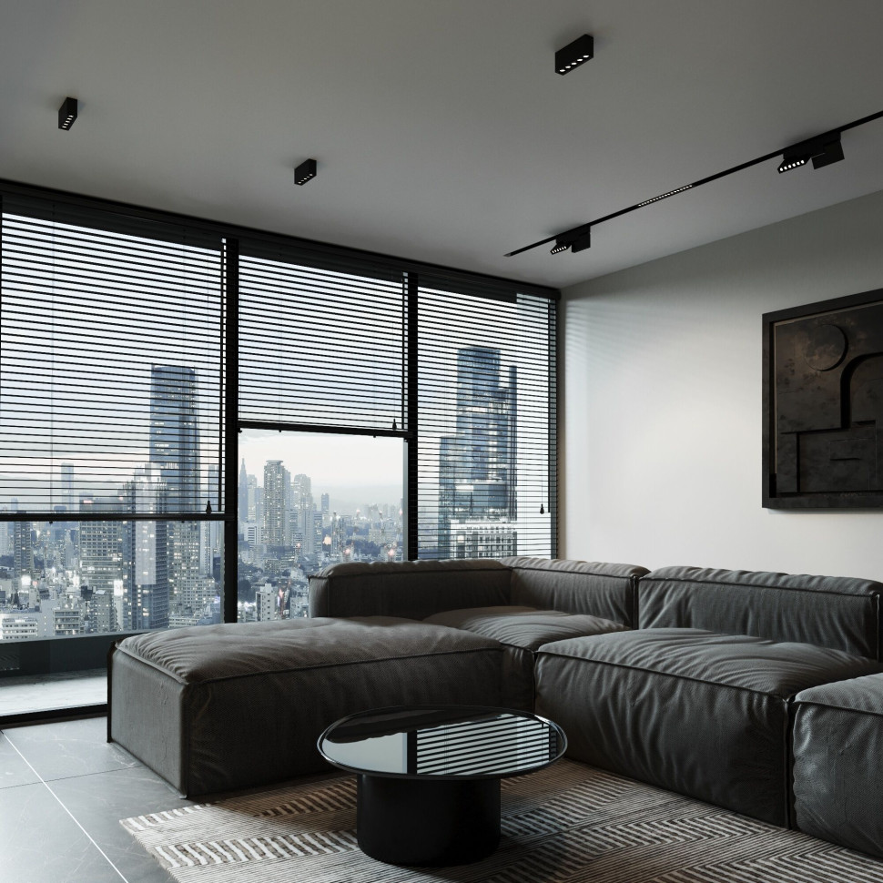 Светильник потолочный светодиодный 10W 4000K белый Block 25108/LED