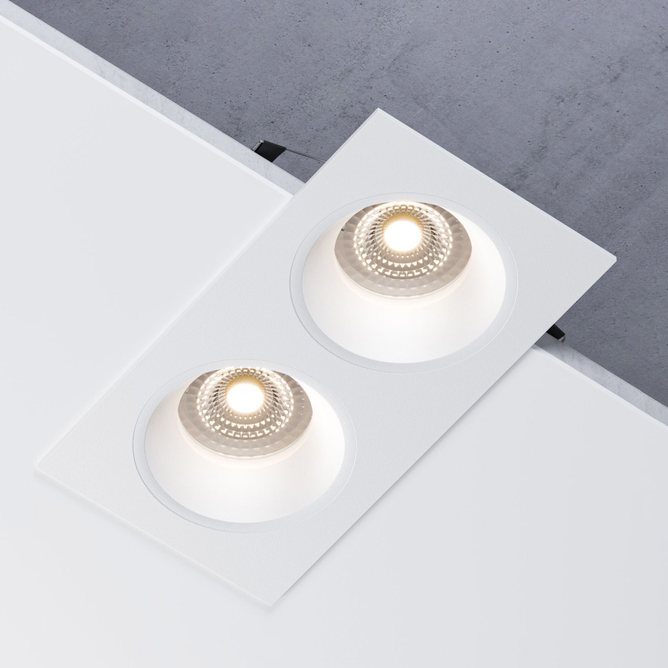 Светильник встраиваемый GU10 черный 15700/02