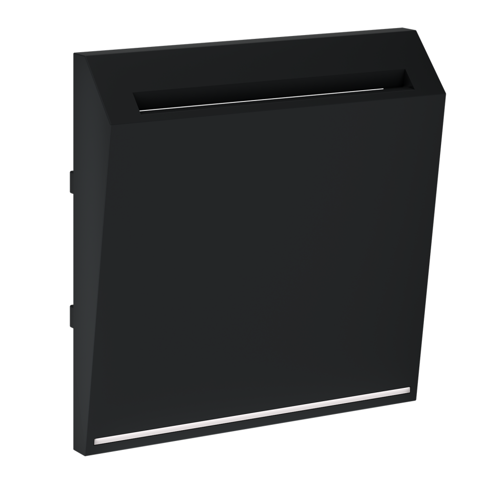 Накладка для выключателя карточного, S70 (черный матовый)