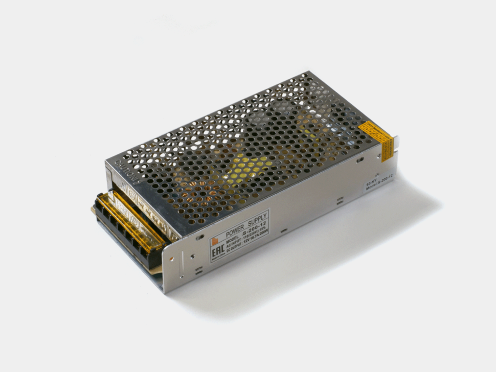  SWG Блок питания для светодиодных лент 200W 12V, S-200-12