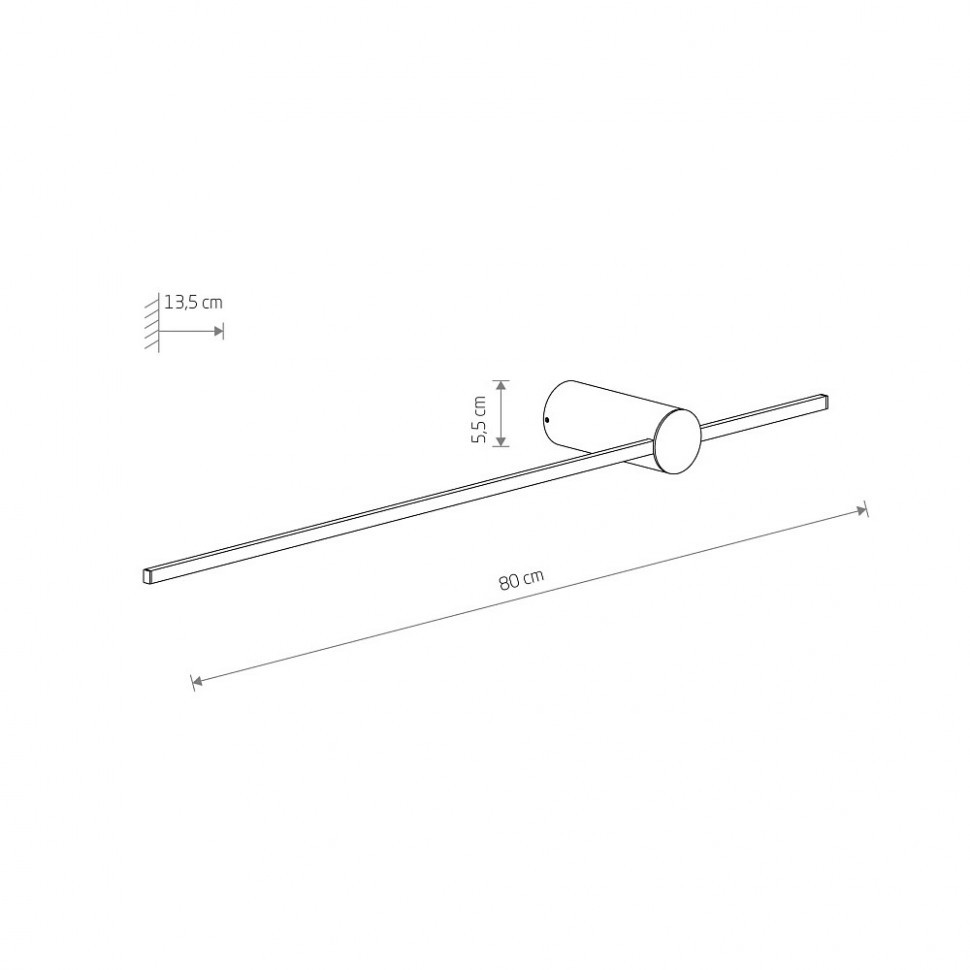 Настенный светильник Nowodvorski Saber Led Silk Olive M White 11591